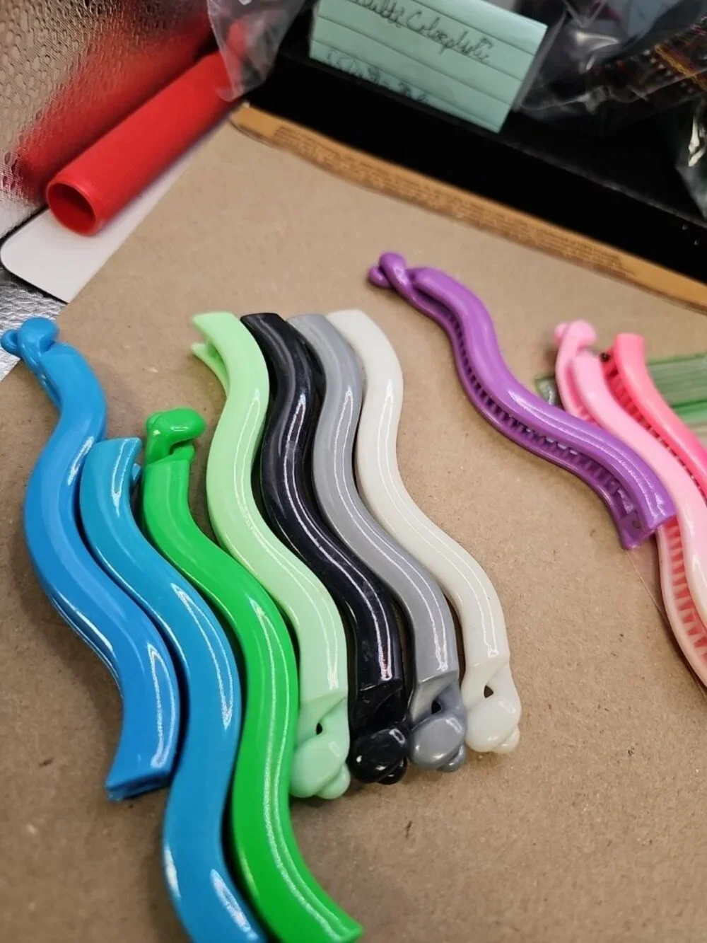 Banana Hair Clip-on Lot Of 10